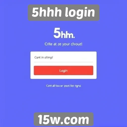 Como criar uma conta no 5hhh login facilmente