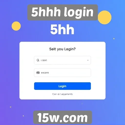 Facilidade de uso e navegação no 5hhh login